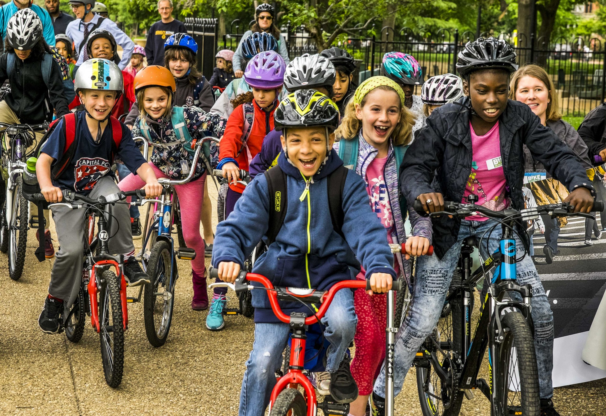 kids on bikes